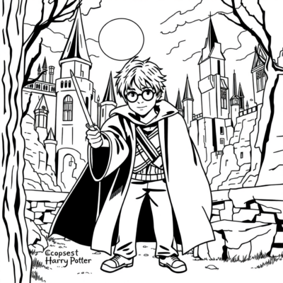Kolorowanka: Harry Potter