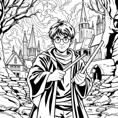 Kolorowanka: Harry Potter