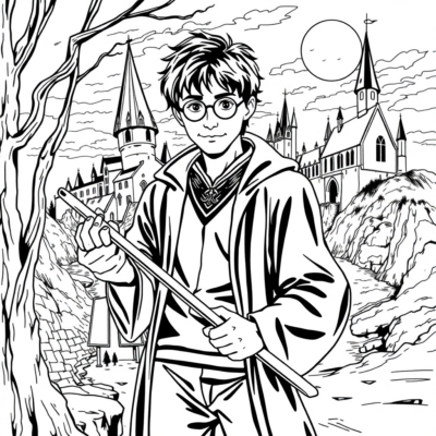 Kolorowanka: Harry Potter