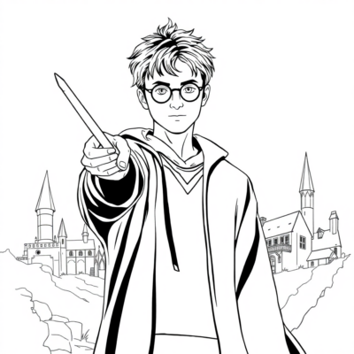 Kolorowanka: Harry Potter