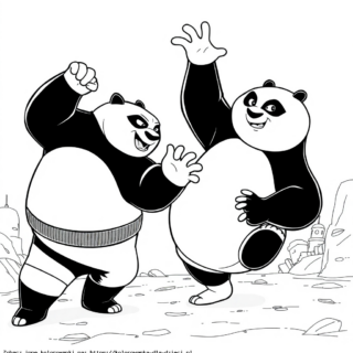 Kolorowanka Po I Tai Lung