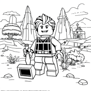 Kolorowanka: Lego Worlds – Gra w trybie wolnej eksploracji