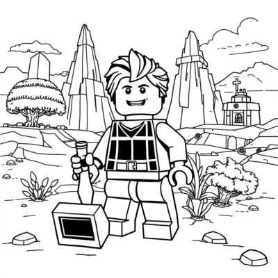 Kolorowanka: Lego Worlds – Gra w trybie wolnej eksploracji Kolorowanka: Lego Worlds – Gra w trybie wolnej eksploracji
