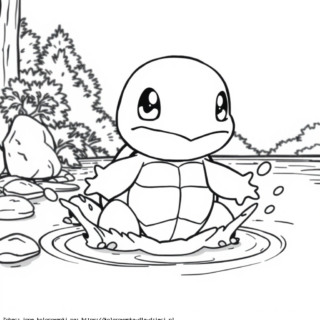 Kolorowanka Squirtle