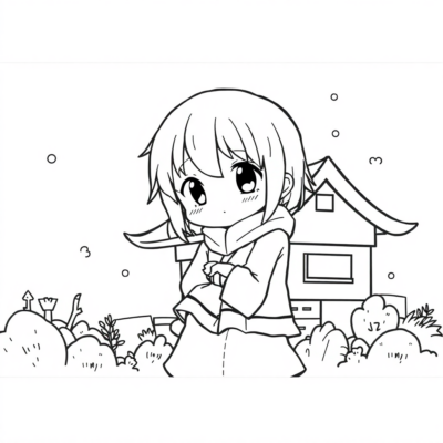 Anime Kolorowanka Do Druku