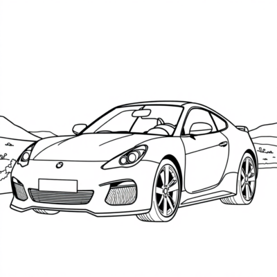 Kolorowanka: auto kolorowanka