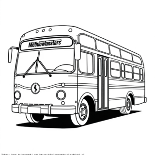 Kolorowanka Klasyczny Autobus