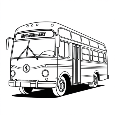 Autobusy kolorowanki