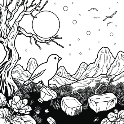 Bing kolorowanka do druku