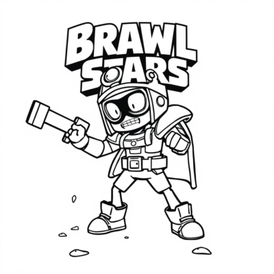 Brawl Stars Kolorowanka