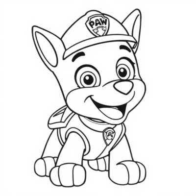 Chase Psi Patrol Kolorowanki