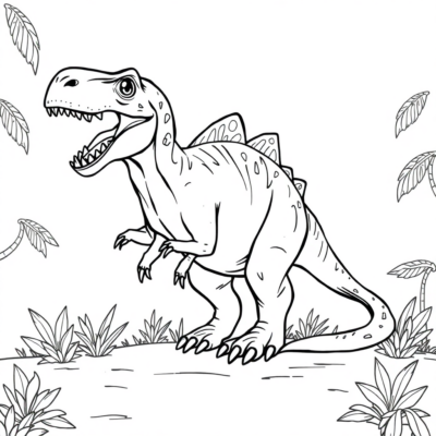 Dinozaur Kolorowanka Do Druku