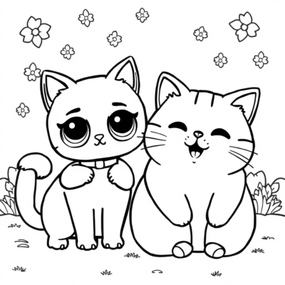 druku kolorowanki LOL i Pusheens