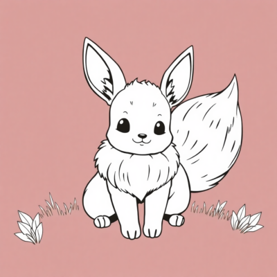 Eevee kolorowanka