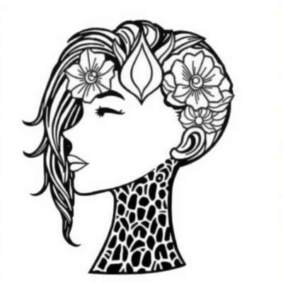 Głowa Kolorowanki Dla Dorosłych