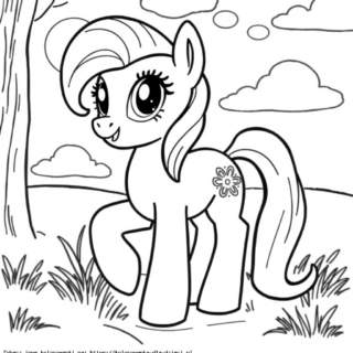 Kolorowanka Kucyk My Little Pony