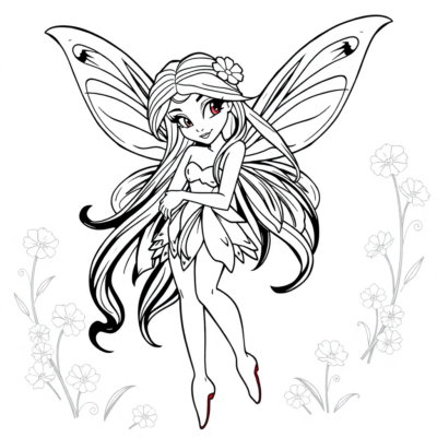 Kolorowanka: gry kolorowanki z winx