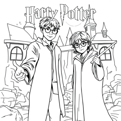 Harry Potter kolorowanki do druku
