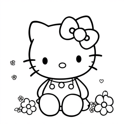 Hello Kitty Kolorowanki