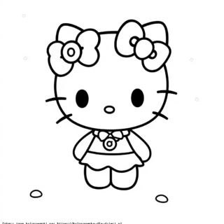 Hello Kitty Kuromi Kolorowanka do Druku