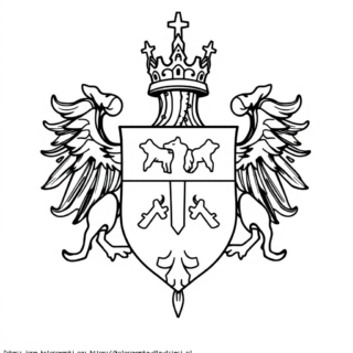 Kolorowanka Herb warszawy