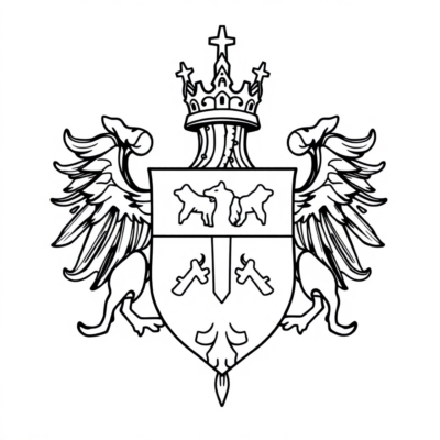 Kolorowanka: herb warszawy kolorowanka dla dzieci