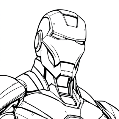 Iron Man Kolorowanka