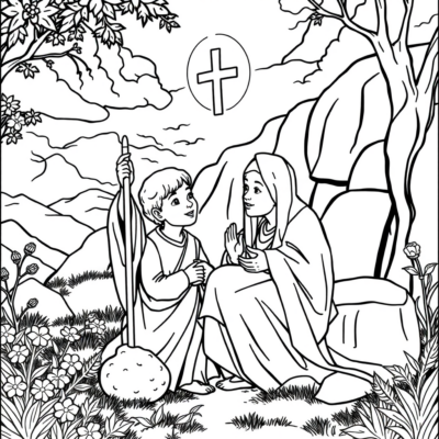 Kolorowanka: katecheza dla dzieci kolorowanki