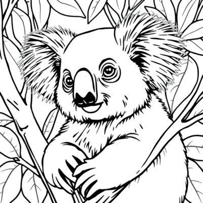 Koala Kolorowanka