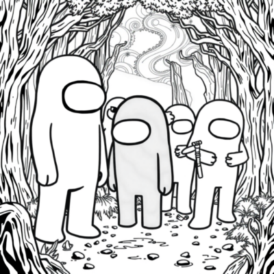 Kolorowanka Among Us