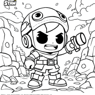Kolorowanka Brawl stars grom