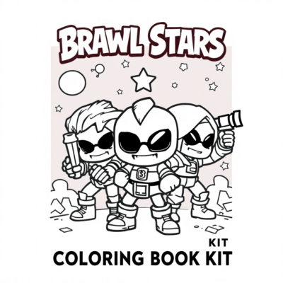 Kolorowanka Brawl Stars Kit