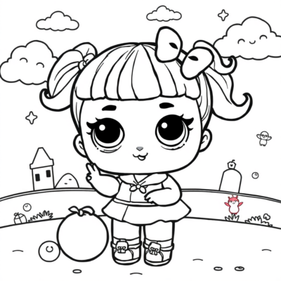 Kolorowanka: kolorowanka dla dzieci lol surprise