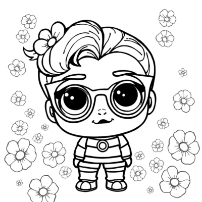 Kolorowanka do druku LOL OMG