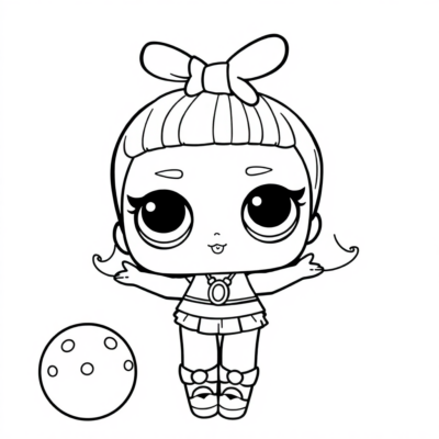 Kolorowanka do druku LOL Surprise