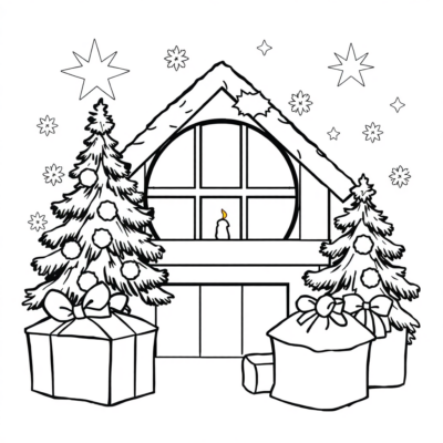 Kolorowanka do druku Świąteczna