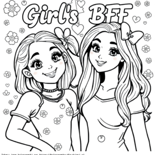 Kolorowanka Dziewczyny BFF