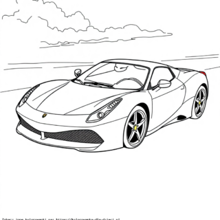 Kolorowanka Ferrari