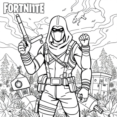 Kolorowanka Fortnite