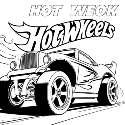 Kolorowanka Hot Wheels