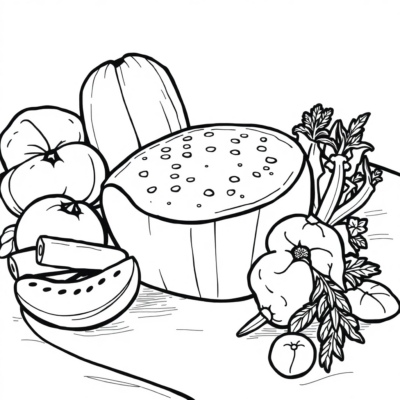 Kolorowanka Jedzenie