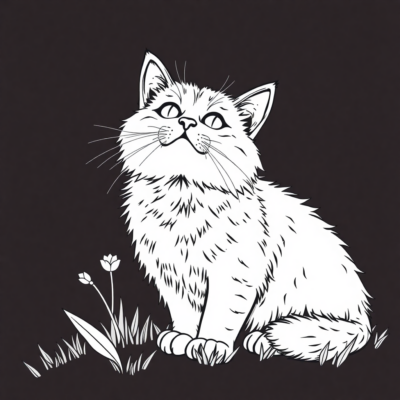 Kolorowanka: kolorowanka kotki