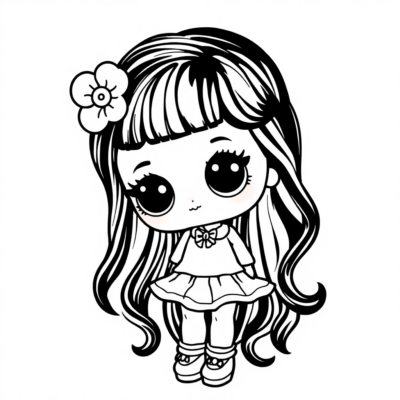 Kolorowanka Laleczki