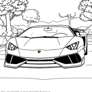 Kolorowanka Lamborghini