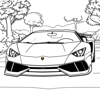 Kolorowanka Lamborghini