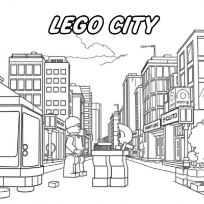 Kolorowanka Lego City