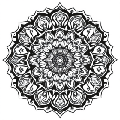 Kolorowanka Mandala