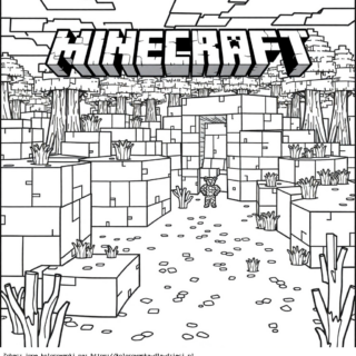 Kolorowanka Minecraft