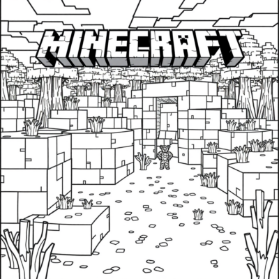 kolorowanka minecraft