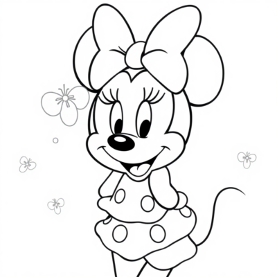 Kolorowanka Minnie